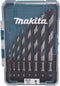 Makita D-77257 - Houtspiraalborenset 8-delig - Cilindrische opname (8 stuks)