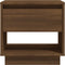 vidaXL - Nachtkastjes - 2st - 45x34x44 - cm - bewerkt - hout - bruin - eikenkleur
