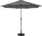 SenS-Line - Parasol Salou Stokparasol - Ø300 cm - 8-ribs- Polyester - Antraciet - Zonder Parsolvoet