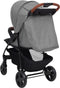 vidaXL - Kinderwagen - 3-in-1 - staal - lichtgrijs