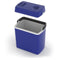 Campart Koelbox CB-8624 - Coolbox 22 liter - Lichtgewicht met handvat - Thermo-elektrisch koelsysteem - Met 12V stekker voor onderweg en in auto - Om te vormen naar 230V netstroom stekker - Blauw