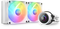 NZXT Kraken 240 - AIO Vloeistofkoeler 240mm - LCD-scherm RGB-ventilatoren - Wit