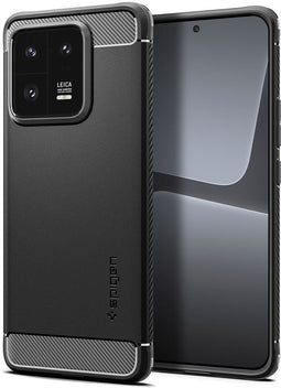 Spigen Rugged Armor - TPU Hoesje - Militaire standaard - Zwart