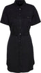 VERO MODA VMSILJA SS SHORT SHIRT DRESS GA NOOS - Dames Jurk - Tailleband en knoopsluiting - Denim