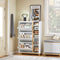 SoBuy FSR189-WN - Schoenenkast - 3 Kleppen en Deur - Wit