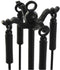 Gerei voor de haard DKD Home Decor Staal (19 x 19 x 70 cm)