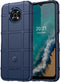 iMoshion Hoesje Geschikt voor Nokia G50 Hoesje Siliconen - iMoshion Rugged Shield Backcover - Blauw
