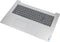 Lenovo Laptop Toetsenbord Azerty BE + Top Cover - Grijs
