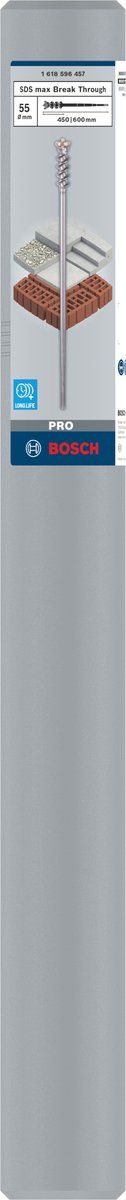 Bosch PRO SDS max Break Through - Doorvoerboren - Voor beton - 45-80 mm