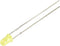 TRU COMPONENTS Bedrade LED Geel Rond 3 mm 330 mcd 30 ° 12 mA 5 V