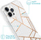 imoshion Hoesje - Geschikt voor iPhone 13 Pro - Design hoesje - White Graphic