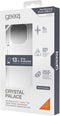 Zagg Crystal Palace - Soft case - D3O bescherming - Transparant