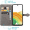 imoshion Hoesje Geschikt voor Samsung Galaxy A13 (4G) Hoesje Met Pasjeshouder - imoshion Mandala Bookcase - Grijs