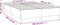 vidaXL - Bedframe - zonder - matras - 140x200 - cm - stof - groen