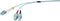 Renkforce RF-4755212 - Glasvezel Optische vezel Aansluitkabel - 1.00 m - Blauw