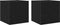 vidaXL - Wand-tv - kasten - 2 - stuks - Zwart - Eiken - 30,5x30x30 - cm