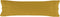 Kussensloop HappyFriday BASIC Mosterd 45 x 125 cm