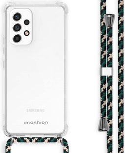 iMoshion Hoesje Geschikt voor Samsung Galaxy A53 Hoesje Met Koord - iMoshion Backcover met koord - Transparant