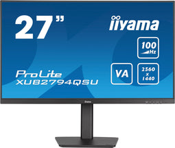 Iiyama ProLite XUB2794QSU-B6 - Monitor 27" - 2560x1440 (Quad HD) - 100Hz - In hoogte verstelbare voet