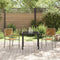 vidaXL - Opberg - Tuinstoelen - 2 - stuks - Grijs - Poly - Rattan
