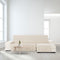 Hoes voor chaise longue met korte armleuning rechts Eysa AQUA Beige 100 x 110 x 290 cm