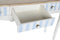 Console DKD Home Decor Keramisch Wit Hemelsblauw (110 x 40 x 79 cm)