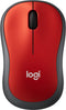 Logitech M185 - Draadloze Muis - 12 maanden batterijduur - Rood