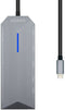 Aisens ASUC-9P001-GR - Thunderbolt 3 Hub - 3x USB 3.2 Gen1 - 1x Ethernet 1Gbps