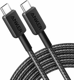 Anker 322 - USB-C Kabel 60W - Snelladen - Zwart