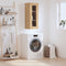 vidaXL - Hangkast - 34,5x34x90 - cm - sonoma - eikenkleurig