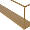 WOOOD Meert Wandplank - Metaal - Goud - 16x100x8