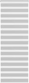 vidaXL - Zebra - rolgordijn - 75x200 - cm - stofbreedte - 70,9 - cm - lichtgrijs