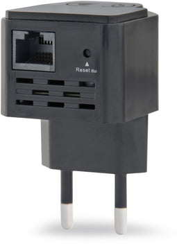 Gembird WNP-RP300-03-BK - Draadloze WiFi Repeater 300 Mbps - 2.4 GHz - Zwart