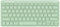 Trust Lyra - Draadloos Toetsenbord - 3 apparaten verbinding - Groen