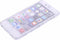 Apple iPhone 6/6s - Design Hardcase Backcover - Marmerprint - Wit