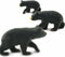Safari Zwarte Beren Speelset 2,5 Cm 192-delig