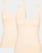 Sloggi GO - Dames Hemden - 2-pack van organisch katoen - Beige