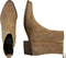 PS Poelman Nolia - Dames Leren Western Enkellaarzen - Ritssluiting 4 cm hak - Cappuccino Beige - Maat 40