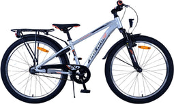 Volare Cross Kinderfiets - Jongens - 24 inch - Zilver - 3 versnellingen