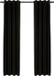 vidaXL - Gordijnen - linnen-look - verduisterend - 2 - st - 140x245 - cm - antraciet