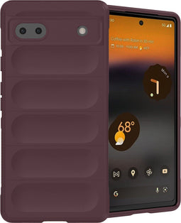 imoshion Hoesje - Geschikt voor Google Pixel 6a - EasyGrip Backcover - Aubergine