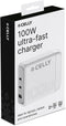 Celly PS3GAN100WWH - PowerStation - 100W - 3 Outputs - Wit