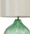 KEILA - Tafellamp - Groen - Glas