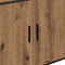 vidaXL - Wastafelkast - 80x30x60 - cm - bewerkt - hout - artisanaal - eikenkleurig