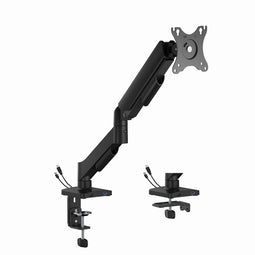 Gembird MA-DA1U-01 - Verstelbare bureau-display-montagearm - met USB-poorten - zwart