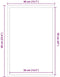 vidaXL - Deurmat - 40x60 - cm - zwart