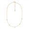 FOSSIL JA7298710 - Collier - Hartvormige elementen met pavé-kristallen - Goudkleurig