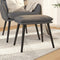 vidaXL - Voetenbank - 45x29,5x35 - cm - stof - lichtgrijs