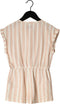 Koko Noko T-GIRLS Jumpsuit - Meisjes - Oranje gestreept - Maat 74