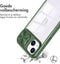 imoshion Hoesje Geschikt voor iPhone 13 Hoesje - imoshion Camslider Backcover - Donkergroen